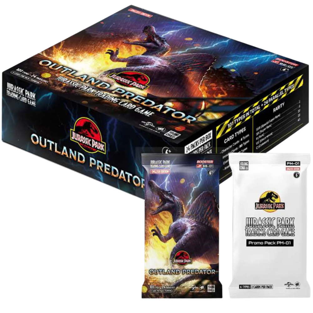 JURASSIC PARK TCG: BOOSTER 01: OUTLAND PREDATOR : Preorder